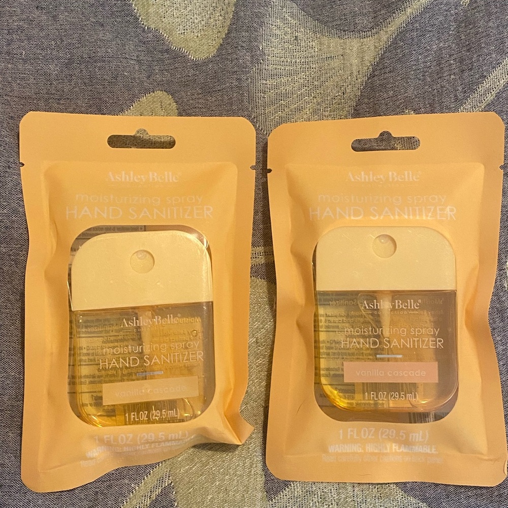 Ashley Belle Moisturizing Hand Sanitizer Spray - Vanilla Cascade - Set of 2